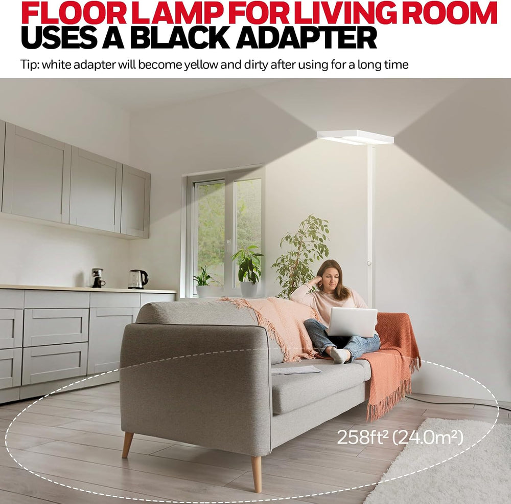 Honeywell 02E Max Sunturalux LED Floor Lamp 16000LM for Home Office