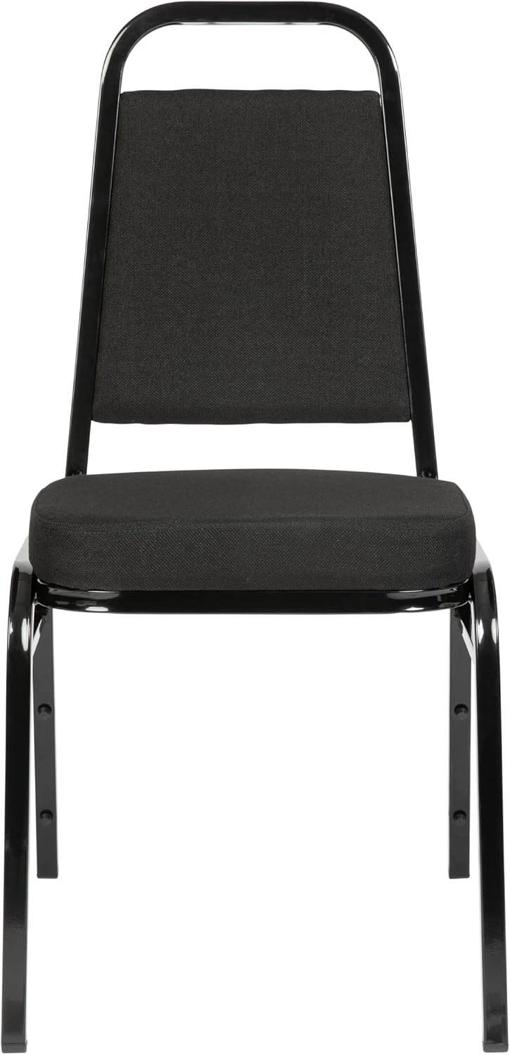 Flash Furniture Hercules Series Trapezoidal Back Stacking Banquet Chair with ...