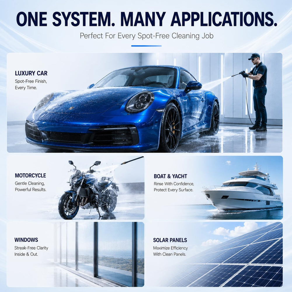 H&G lifestyles Water Deionizer for Car Washing, Spotless Water System Spo...