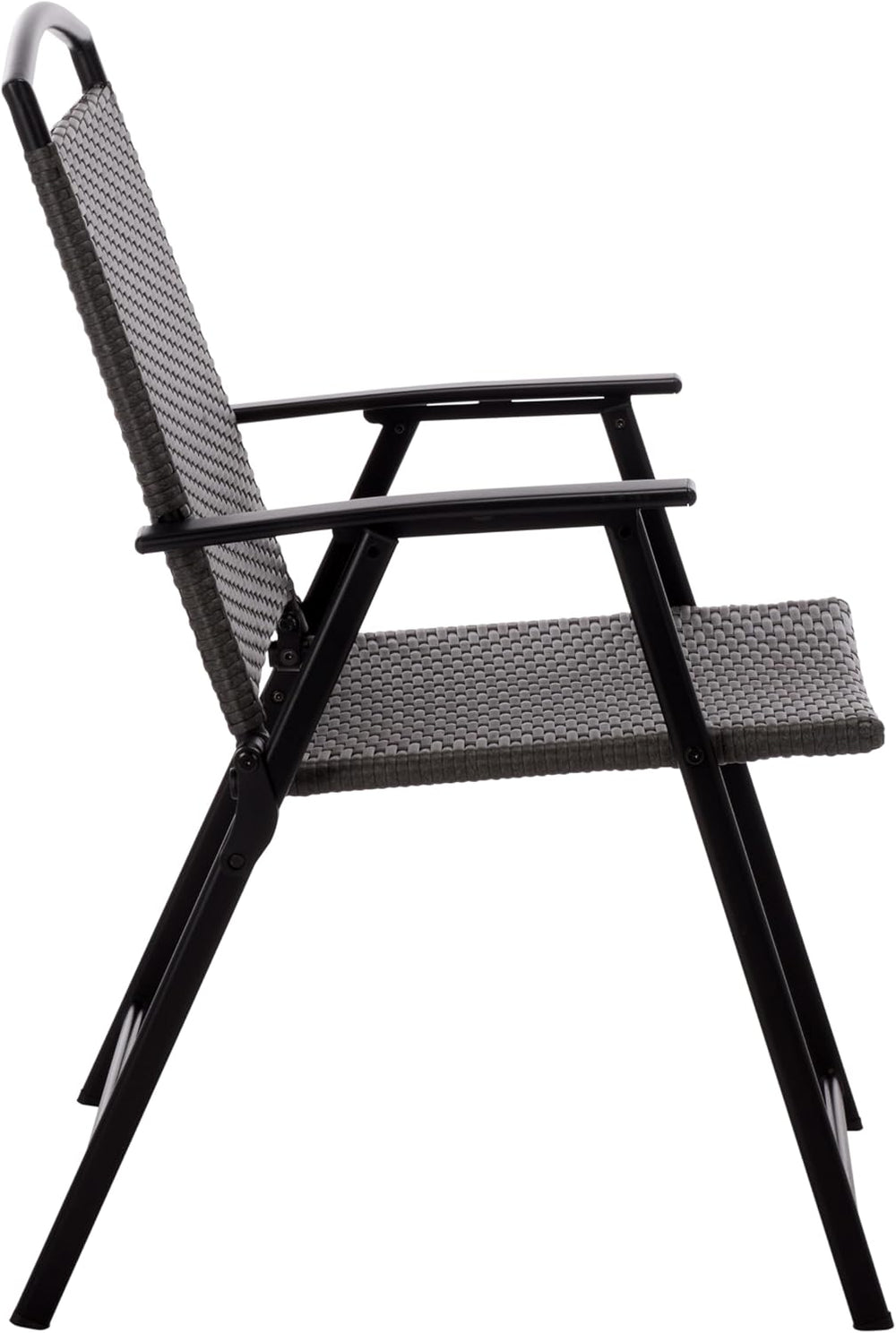 SAFAVIEH Outdoor Patio Furniture Collection – Dory Rattan Weave Folding Chair...