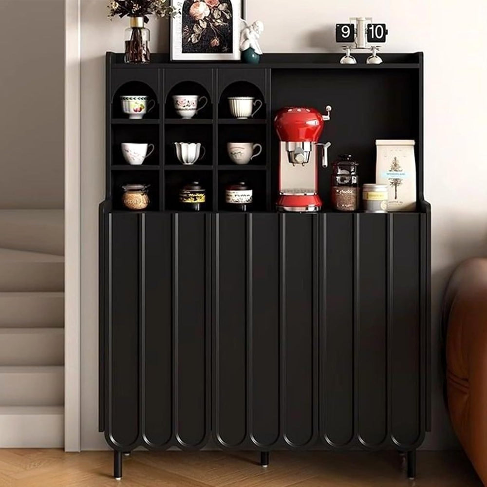 Kitchen Pantry Cabinet with Adjustable Shelves, Freestanding Kitchen Cupboard...
