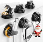 6-Pack Rotatable Cord Holder for Nightstand, LISEN 360°Rotating Magnetic Clips, No-Residue Strong Adhesive Cord Organizer for Desk, Cable Hider for Home, Office, Car, Cubicle Accessories