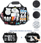 XL Professional Cleaning Caddy for Cleaning Suppliers, 17" Wearable Cleaing Bag for Housekeepers, Cleaning Organizer, Detailing Bag