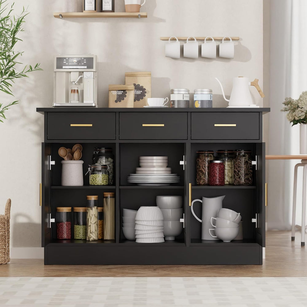 Buffet Cabinet with Storage - Buffets & Sideboards Kitchen Storage Cabine...