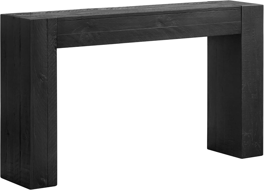 Alaterre Furniture Stockyard Solid Wood Console Table - 56 Inch Modern Farmho...