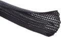 Alex Tech 25ft - 1/4 inch Cord Protector Wire Loom Tubing Cable Sleeve Split Sleeving For USB Cable Power Cord Audio Video Cable – Protect Cat From Chewing Cords - Black