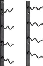 Jagged Ridge Wine Rooms - Premium Wall Mounted Metal Wine Rack - 24 Wine Bottles Holder - Modern Wine Rack, Matte Black - Space Saving for Home, Kitchen, Bar - Designed in Canada by Wine Enthusiasts