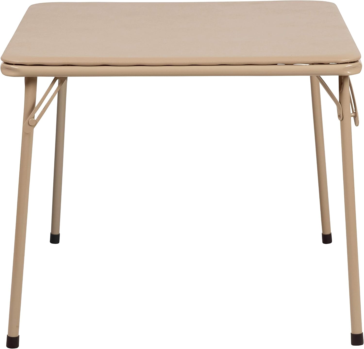 EMMA + OLIVER Kids Tan Folding Game and Activity Table - Toddler Table for Daycare Center