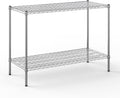 21" Deep x 48" Wide x 34" Height Wire Shelving Kit | 2-Tier | NSF Commercial Storage Rack Unit