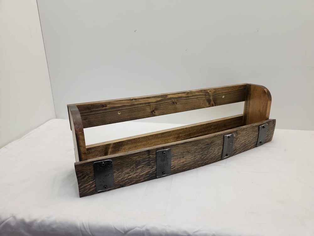 Whiskey Barrel Stave Wall Shelf