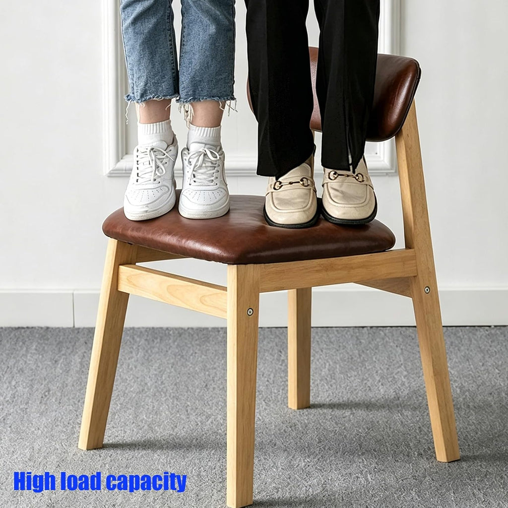 Dining Chairs, Comfortable Stool, Upholstered Dining Accent Side Chairs, Commercial Stool, Scratch Resistant, for Small Spaces Home Bedroom Study(Fruit Green)