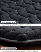 Premium Foam 3.2" Thick Japanese Futon Floor Mattress - Twin Size 39"x80" 100% High-Density Foam,Comfortable Sleeping Pad,Tatami Mat for Dorm,Bedroom or Guest Room，Boys Girls Dormitory Pads(Black)