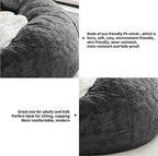 Round Giant Bean Bag Chair’s Inner Liner for Adults Kids (Without Bean Bag Cover and Filling), Inner Liner Only (5FT)