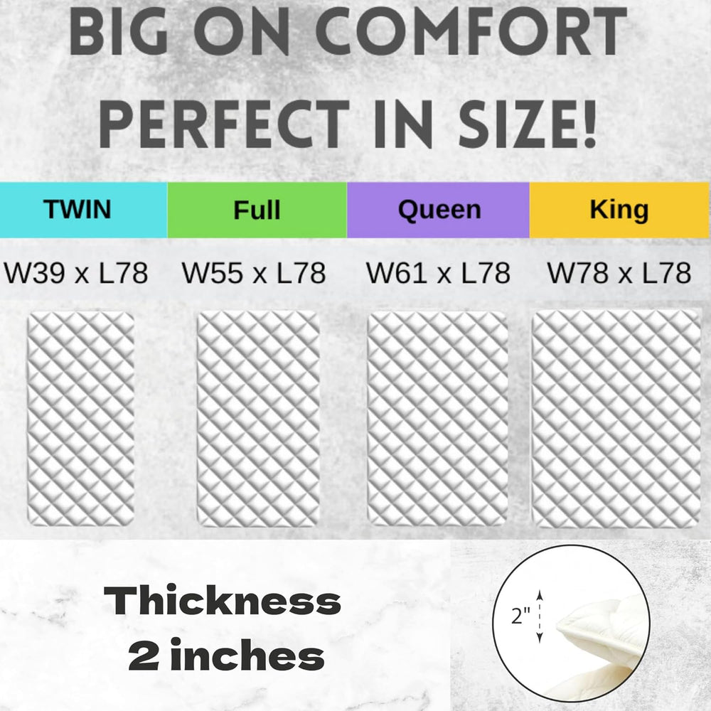MIINA Japanese Futon Mattress, Made in Japan Twin (39"×78") White, ...