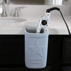 Hot Iron Holster | Adhesive-Free Silicone Storage Pocket for Organization and Travel | Heat Resistant to 500°F | Ideal for Curling Irons, Hair Straighteners, and other Hot Tools