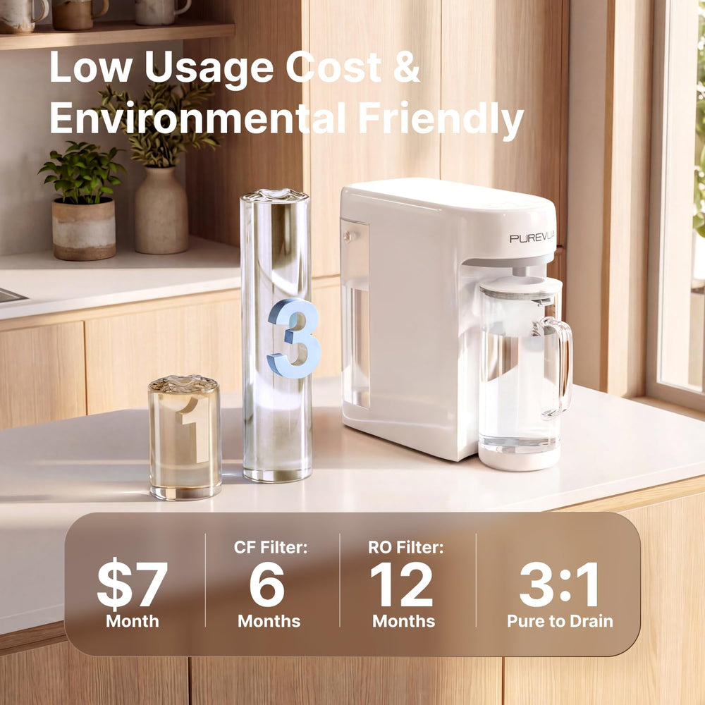 PR1-A Countertop UV Reverse Osmosis Water Filter System, RO Filtration