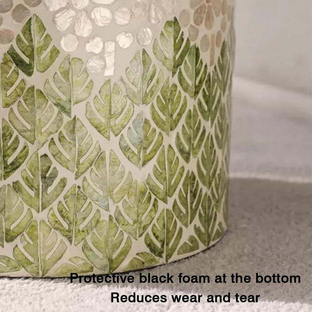 Bedside Side Table, Seashell-Style Side Table, Balcony, Living Room Sofa Corn...
