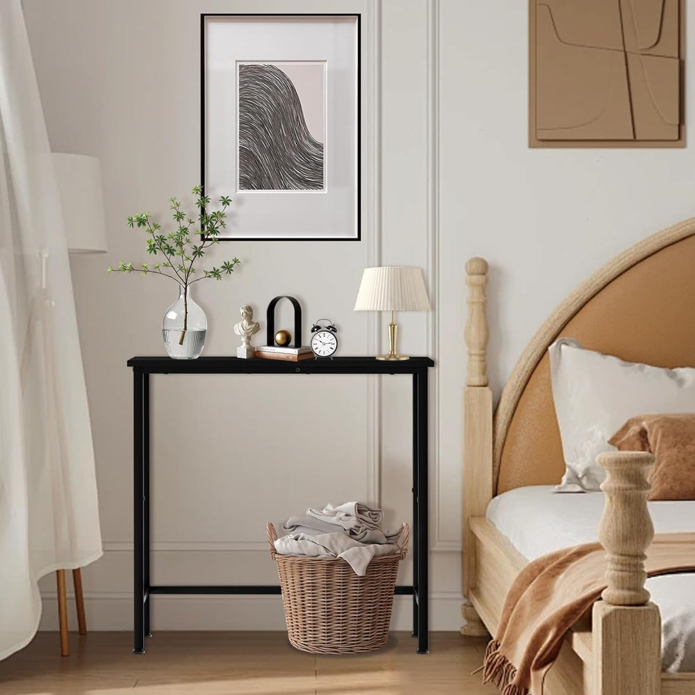 Narrow Console Table, 29.5" Small Entryway Table, Thin Hallway Tables, S...