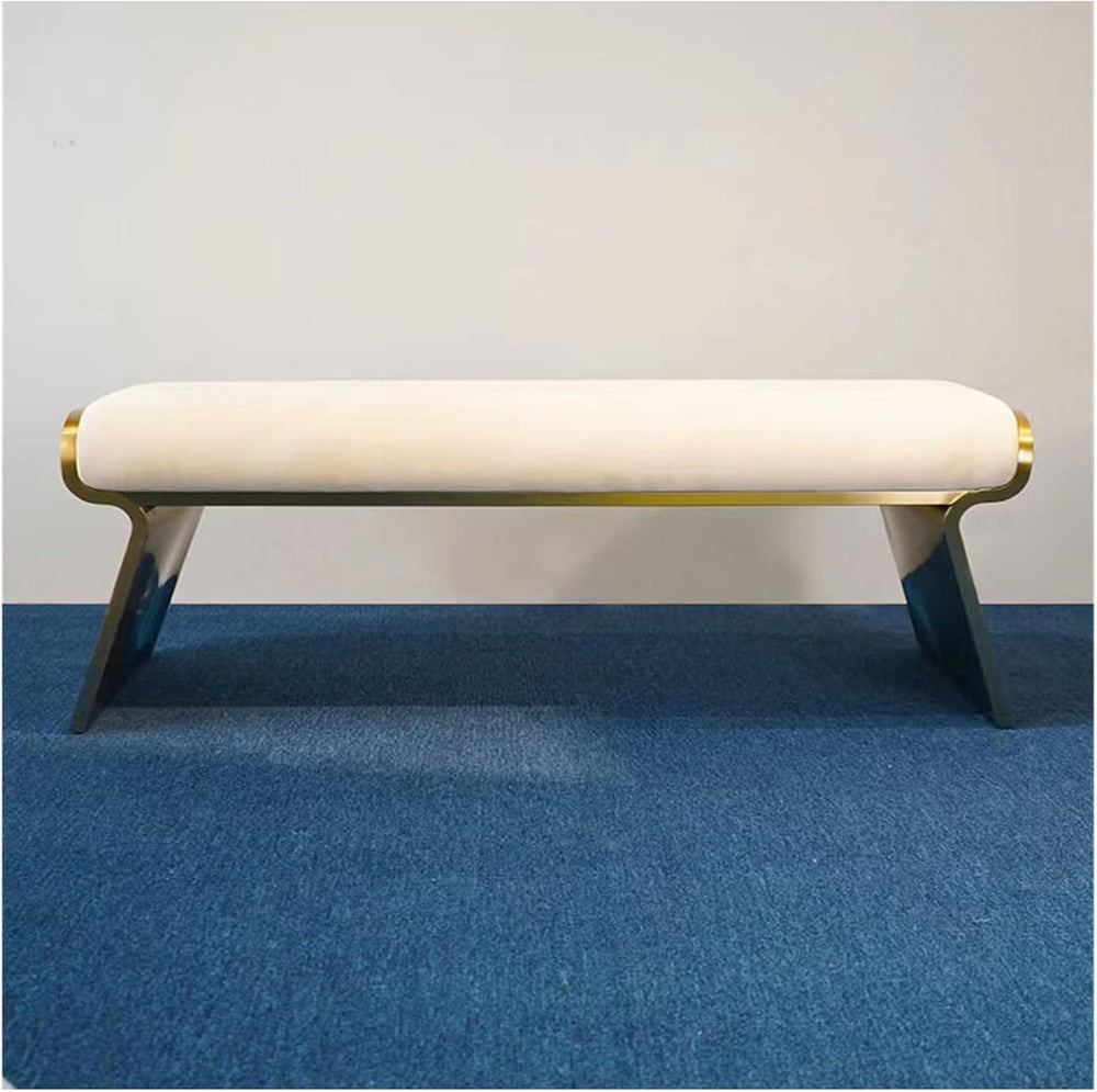 Modern Bed Bench, Modern Upholstered End of for Bedroom, Window Ottoman Bench...