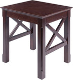 Winsome Xola Nesting Tables, Cappuccino | Small Square Coffee or End Table Set for Bedroom, Living Room, Den, Elegant Furniture for Any Home Decor