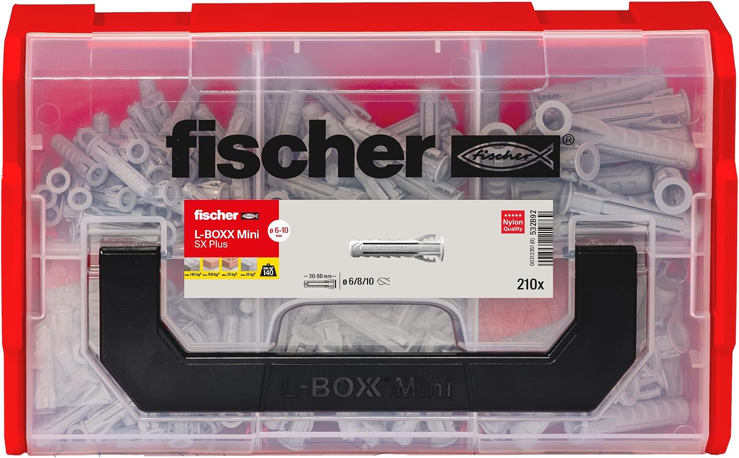 Fischer fixtainer, wall Anchor Set, 532892