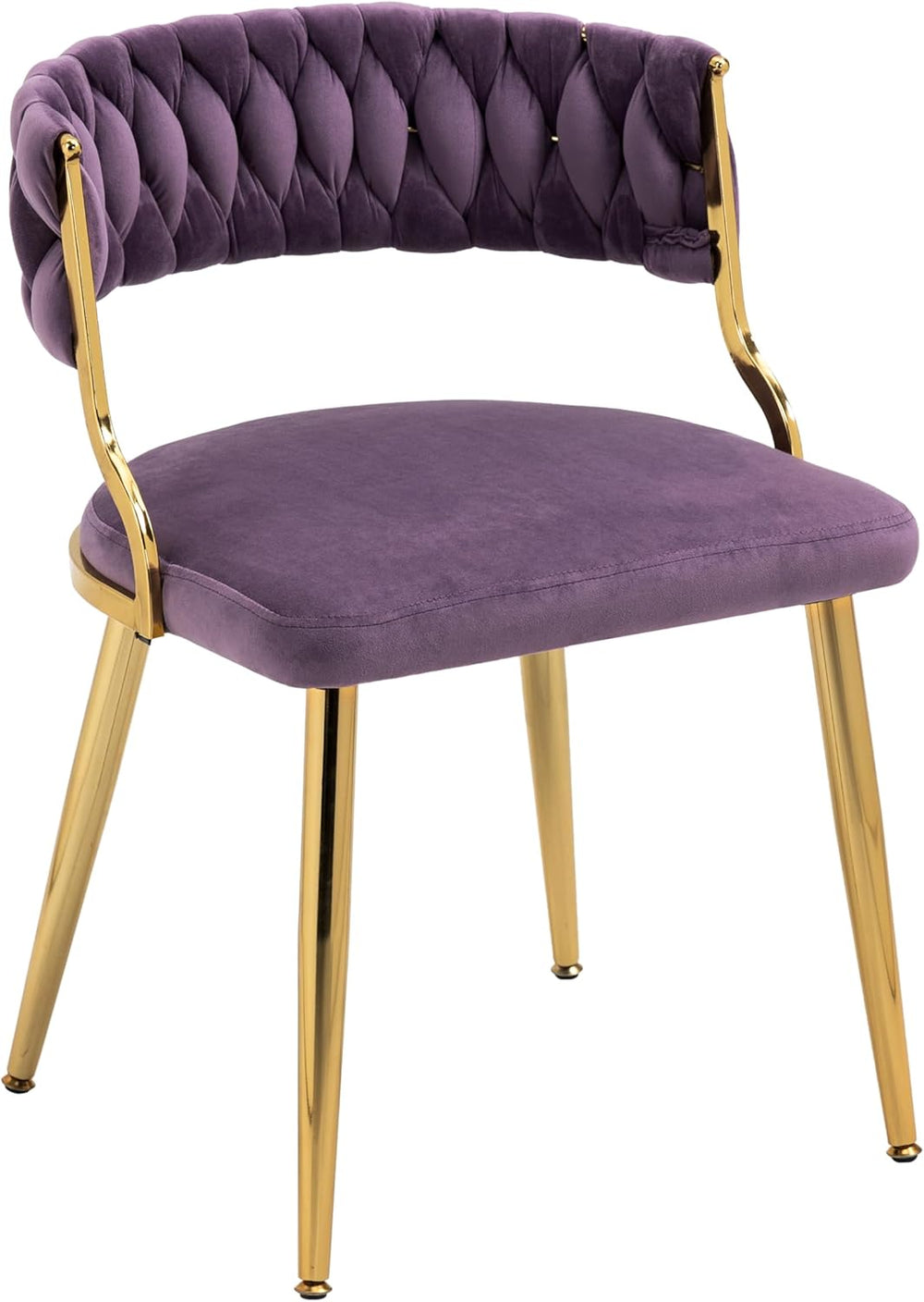 Velvet Dining Chairs Set of 2, Upholstered Dining Chair for Living Room, Mode...