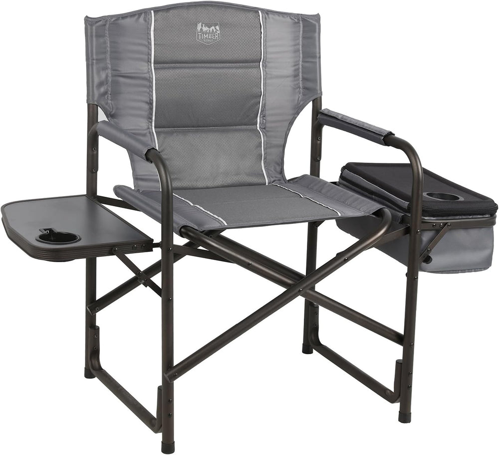 TIMBER RIDGE Lightweight Camping Chair, Portable Laurel Director's Chair ...
