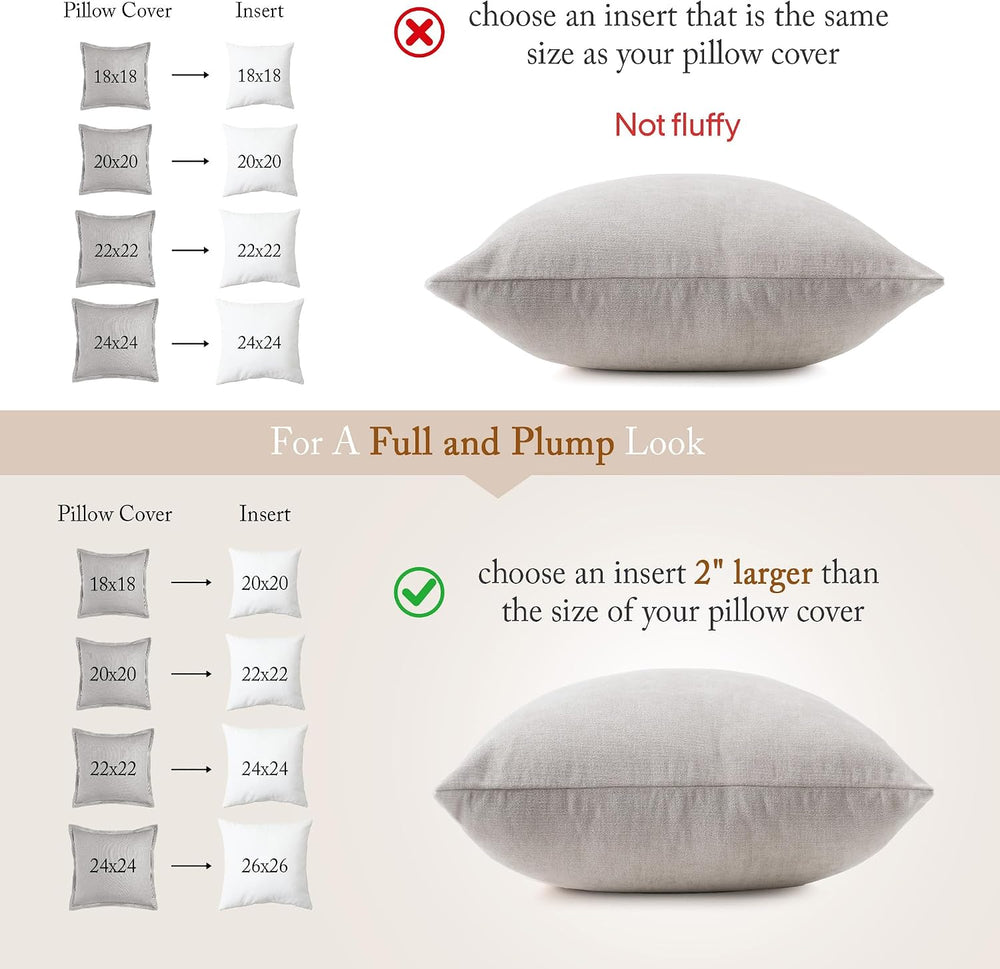 puredown® 12x48 Feather Down Pillow Insert, Set of 1 Large Lumbar Pillow Inse...