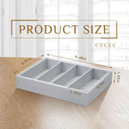 4 Pcs Gray Sunglass Organizer Trays 4 Grids Velvet Glasses Holder Jewelry Display Organizer Eyeglasses Storage Box Drawer