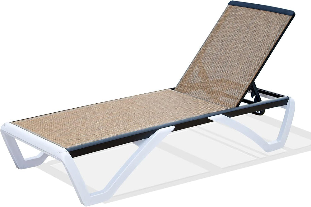 Domi Pool Patio Lounger Chair Outdoor Chaise Lounge Chair