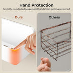 Orimade Shower Caddy 3-Pack, No-Drill Adhesive Shelves for Bathroom, Rustproof ABS Storage Organizer Set, White