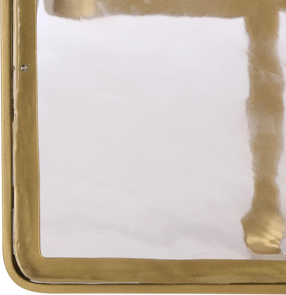 SAFAVIEH Couture Collection - Dominic Brass Stainless Steel Accent Table, Scu...