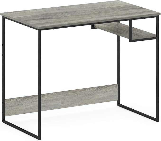 Furinno Moretti Lifestyle Study Desk, 35 Inches, French Oak Grey
