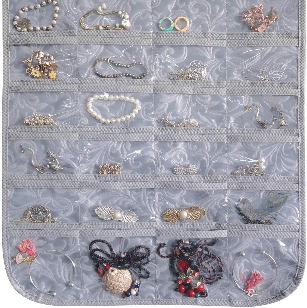 BB Brotrade Hanging Jewelry Organizer,Accessories Organizer,80 Pocket Organizer for Holding Jewelries