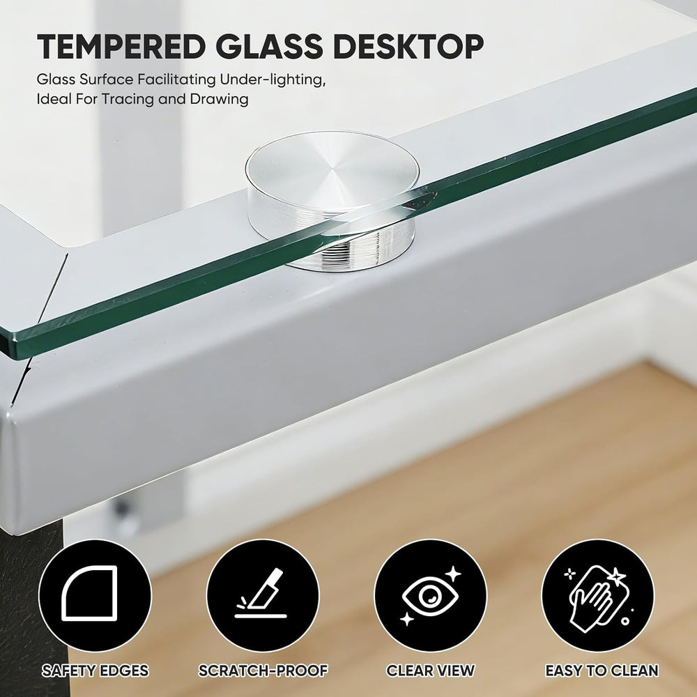Magshion Drafting Table Adjustable Drawing Table | Art Craft Desk with 0-65° ...
