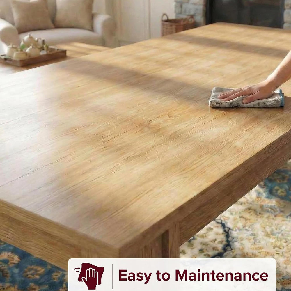 GarveeHome 71" Long Dining Table for 6-8, Farmhouse Rectangular Wood Kit...