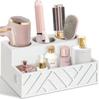 Hair Tool Organizer, Hair Dryer Holder Wall Mounted, Bathroom Countertop Organizer for Bathroom Accessories, Blow Dryer Organizer for Curling Iron, Hair Styling Tools, Vanity Organizer for Makeup