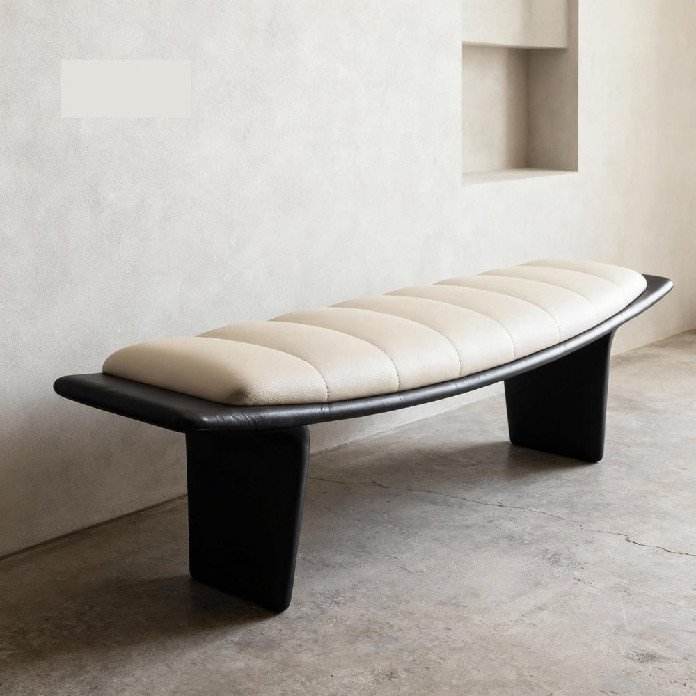 Modern Metal Living Room Shoe Changing Stool Bedroom Leather Upholstered Bed ...
