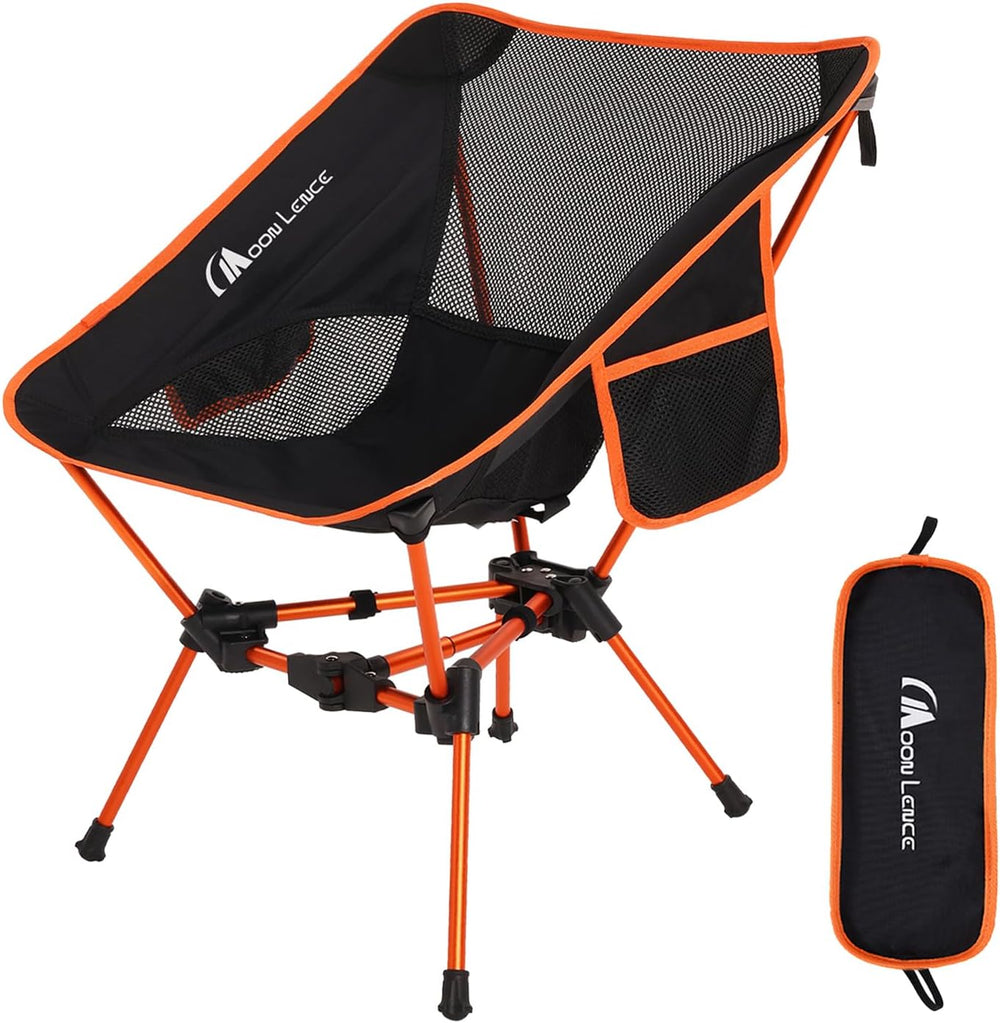 MOON LENCE Portable Camping Chair Backpacking Chair - The 4th Generation Ultr...