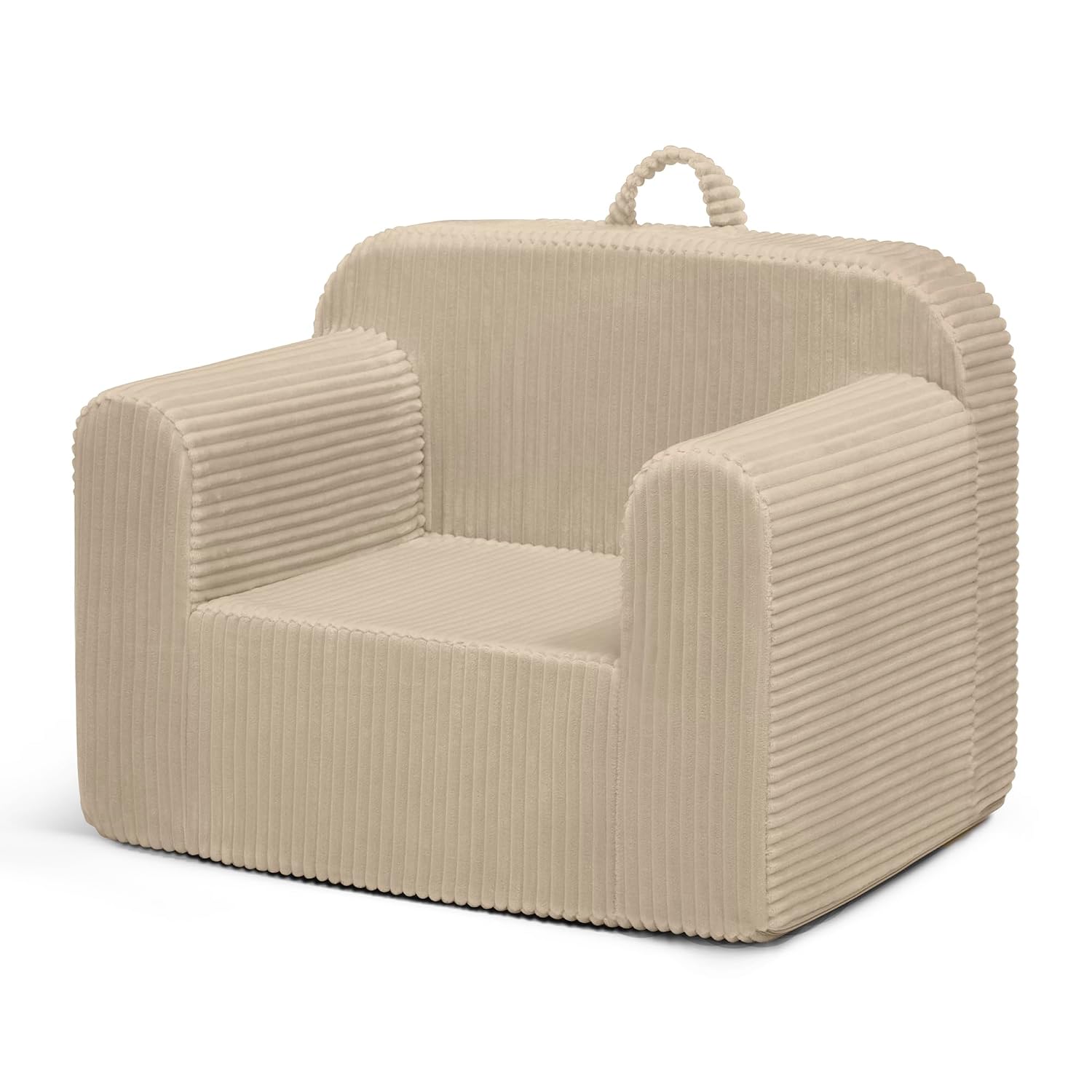 Delta Children Cozee Corduroy Foam Chair, Cream