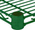 CenPro 18" x 54" Green Epoxy Finish Metal NSF Wire Shelf for Shelving Units and Storage