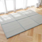 Zonli Japanese Tatami Mat, Foldable Floor Sleeping Pad Futon Mattress, Made from Natural Coconut Shell Fiber & Jute Fiber, Firm Traditional Floor Bed 39"x80"