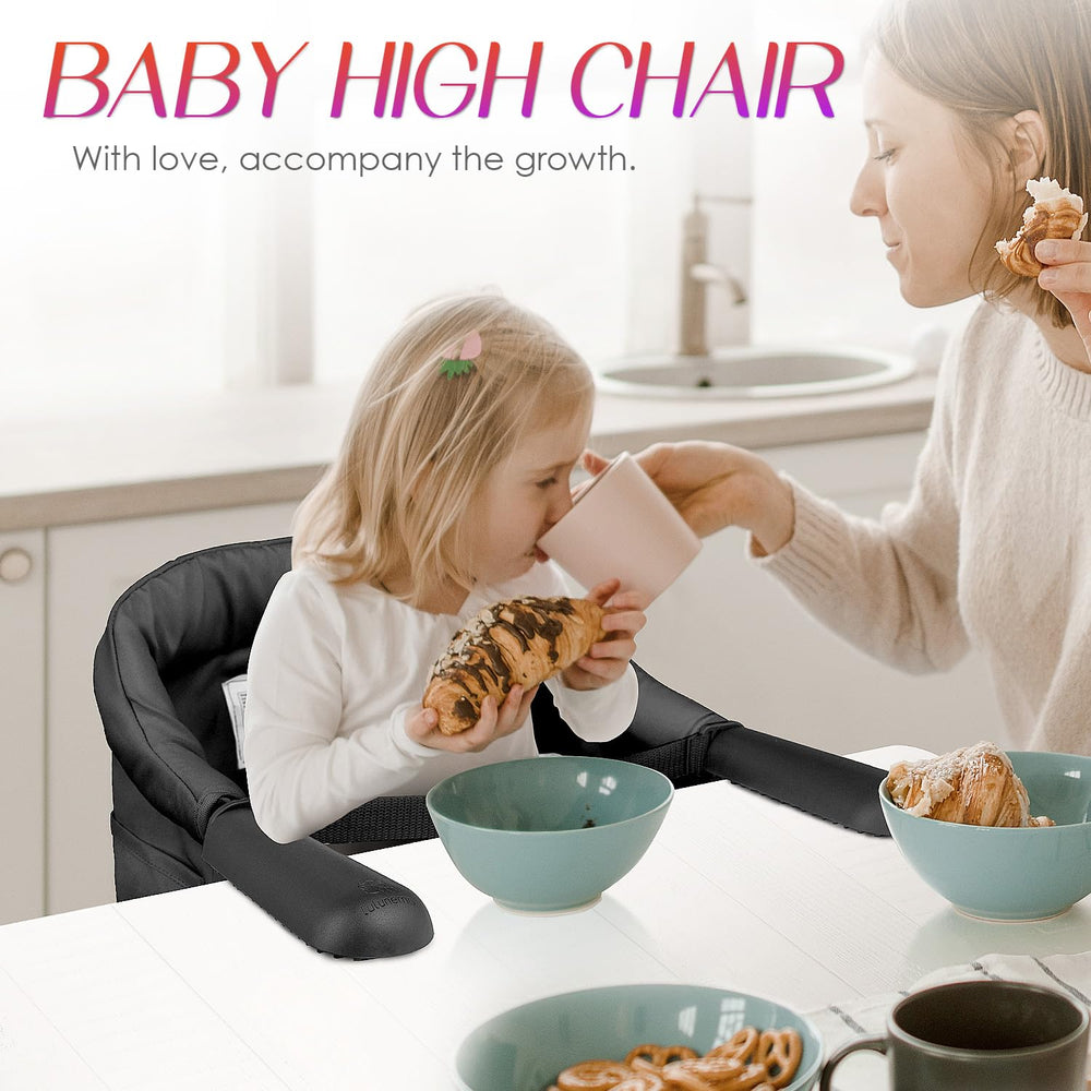 Hook on High Chair,Portable Foldable High Chair for Babies 6-36 Months, Inclu...