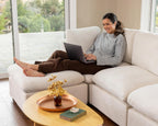 Large L Shaped Sectional Modular Sofa,Chenille Sectional Couch,Beige | Washable,Removable Cover,Modern,Comfortable