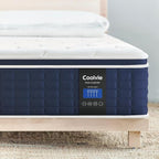 Coolvie Twin Mattress in a Box, Gel Memory Foam Mattress 14 Inch Euro Top Medium Plush Twin Size for Cloud-Like Sleep, Individual Pocket Springs with CertiPUR-US Certified Foam for Pressure Relief