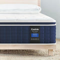 Coolvie Queen Mattresses 14 Inch, Soft Gel Memory Foam Mattress in a Box with Euro Top Medium Plush Feel, Supportive Independent Pocket Springs for Pressure Relief & Motion Isolation- 100 Night Trial