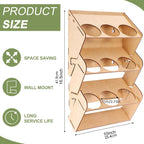 Spray Can Holder Paint Can Organizer with Mounting Accessories Workshop Premium Workspace Wood Garage Spray Bottle Holder
