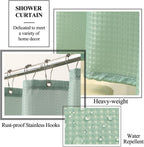21 Pcs Bathroom Accessory Set with Waterproof Shower Curtain and Non Slip Mat,Resin Bath Set with Toothbrush Holder and Lotion Soap Dispenser,Bathroom Countertop Organizer Set for Home Apartment