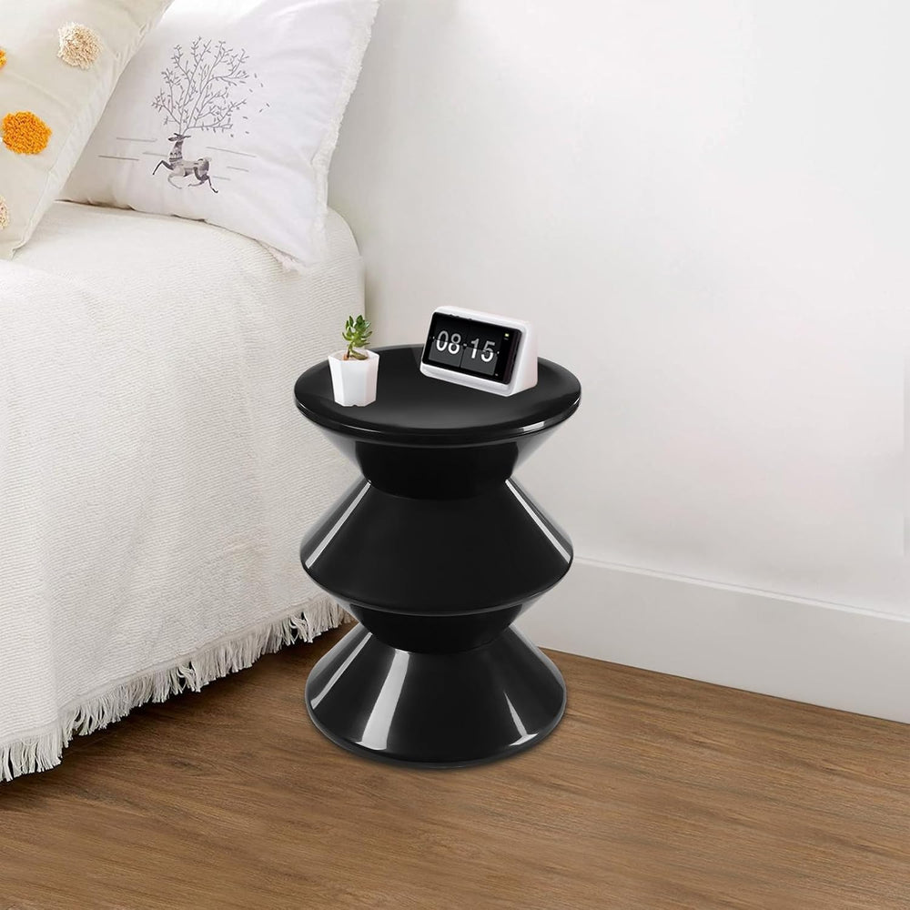 3 Layers Small Night Stand for Couch, Sofa, Modern Side Table Round End Table...
