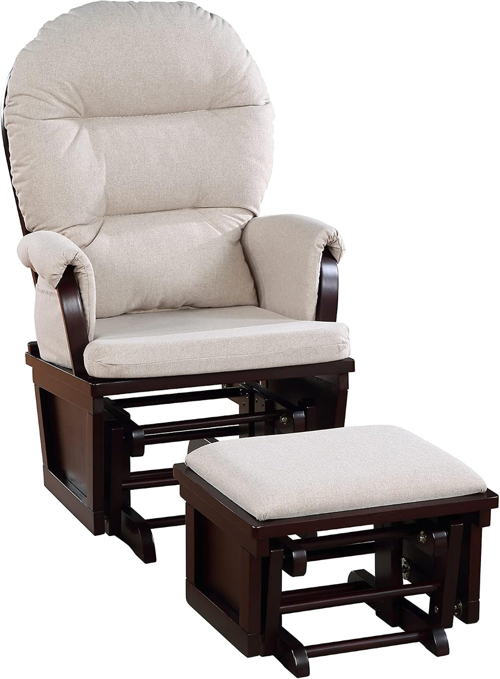 Glider Ottoman Espresso,Latte
